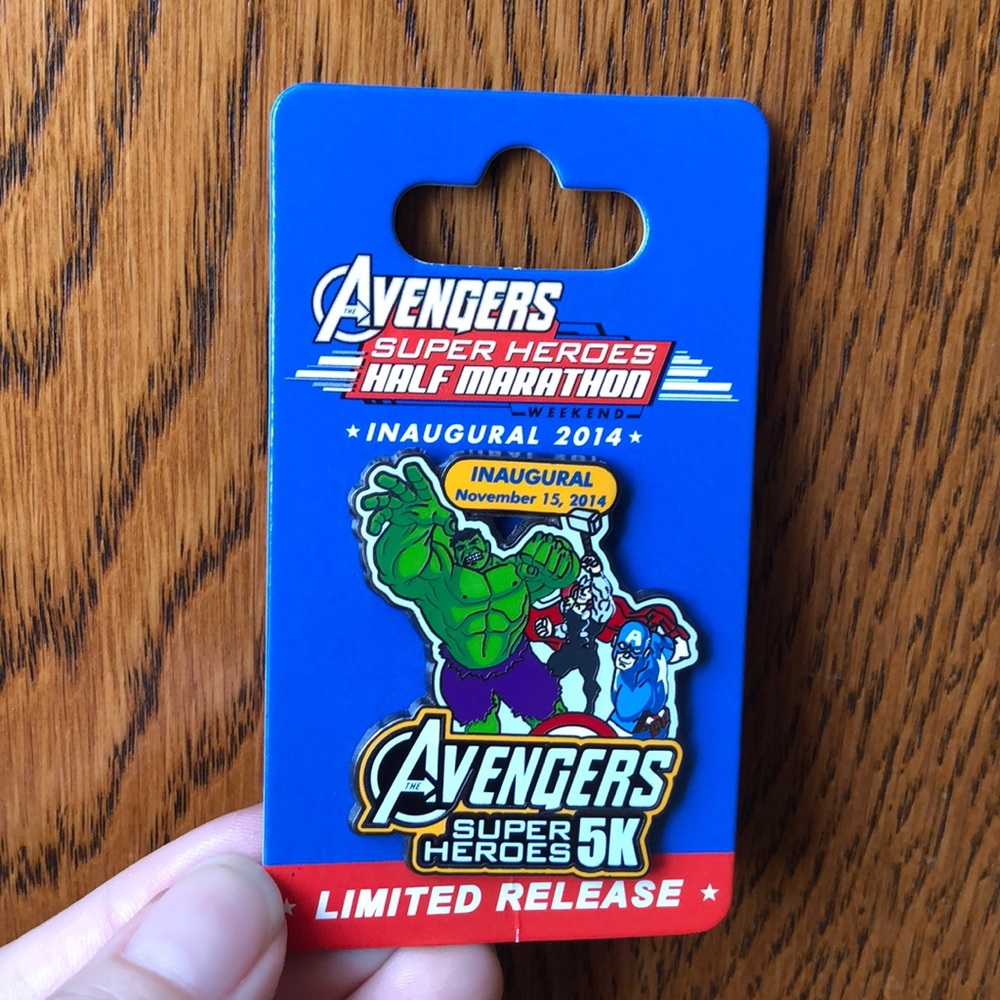 Avengers 5K LE Run Disney Pin